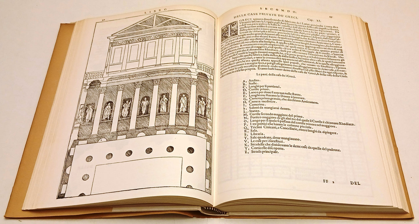 Li quattro libri dell'architettura - Andrea Palladio- Hoepli- Fac-simile- YFS536