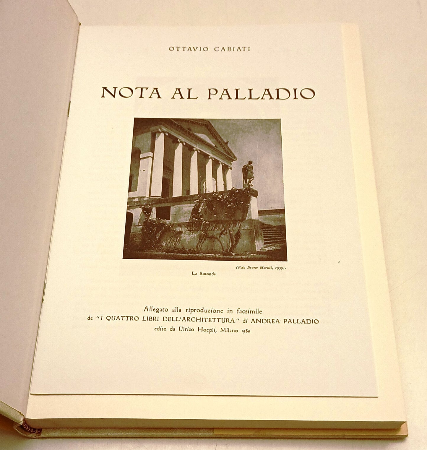 I quattro libri dell'architettura - Andrea Palladio - Hoepli- anastatica- YFS135