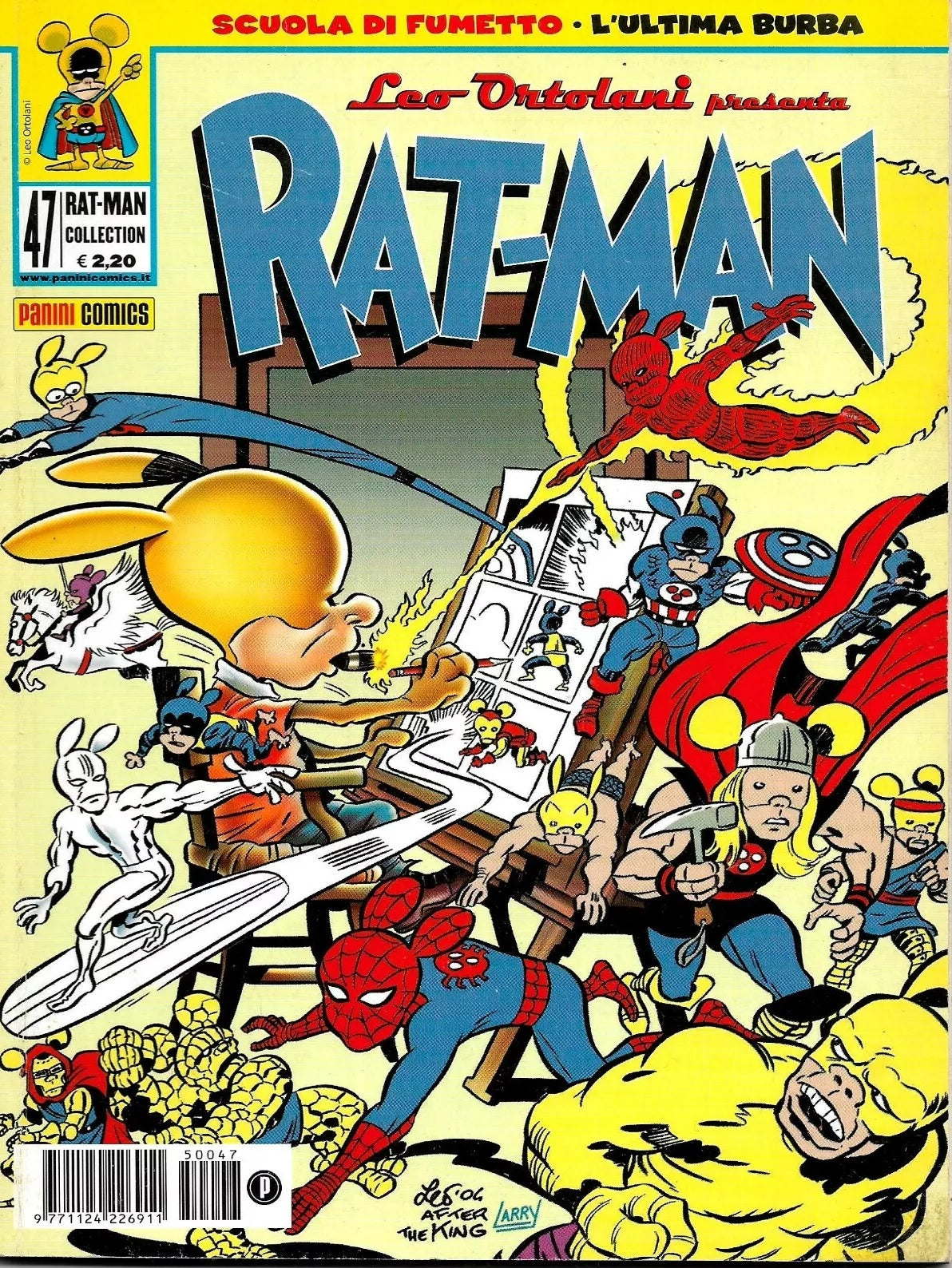 FC- RAT-MAN COLLECTION N.47 ORIGINALE - LEO ORTOLANI - PANINI -- B - A25