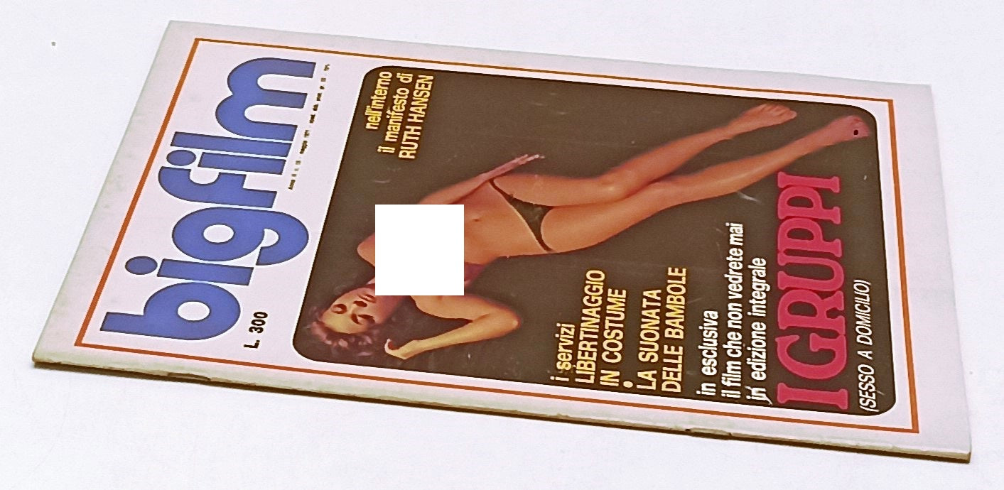 LX- RIVISTA BIGFILM N.15 1971 MANIFESTO RUTH HANSEN I GRUPPI - RVSa460