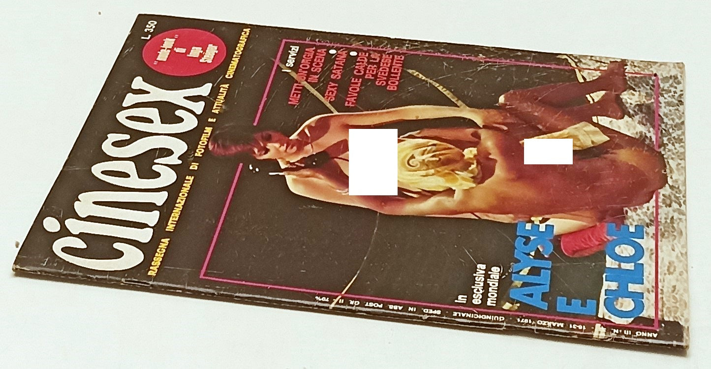 LX- RIVISTA CINESEX ANNO III N.35 1971 ALYSE E CHLOE - RVSa474