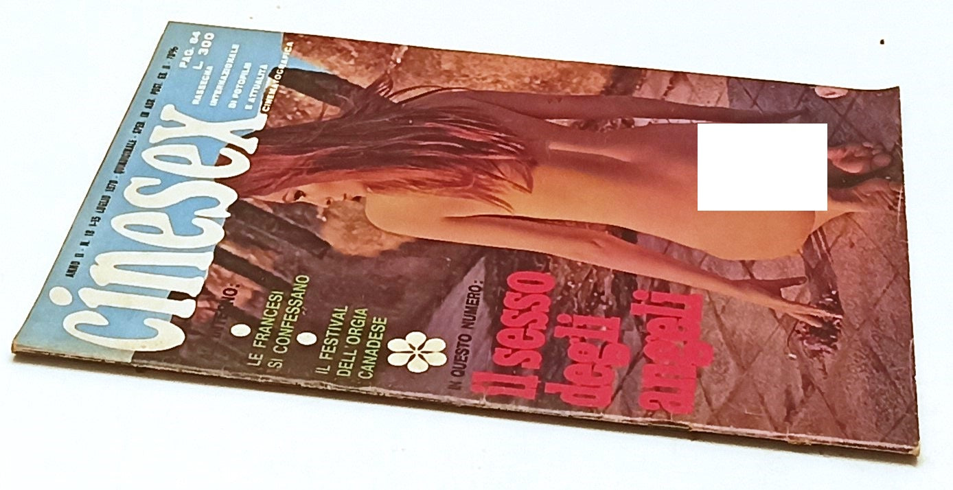 LX- RIVISTA CINESEX ANNO II N.18 1970 IL SESSO DEGLI ANGELI - RVSa482