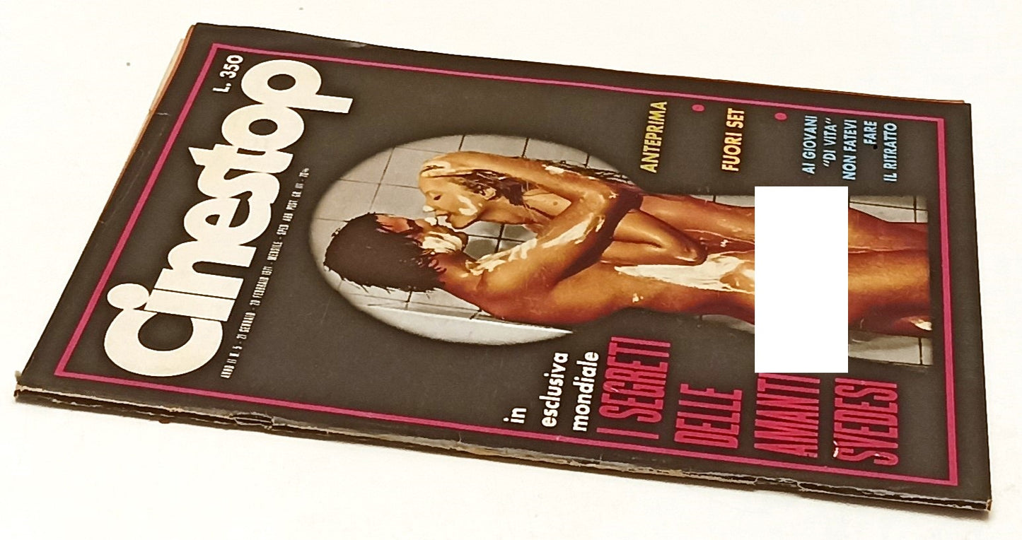 LX- RIVISTA CINESTOP ANNO II N.5 1971 I SEGRETI DELLE AMANTI SVEDESI - RVSa491