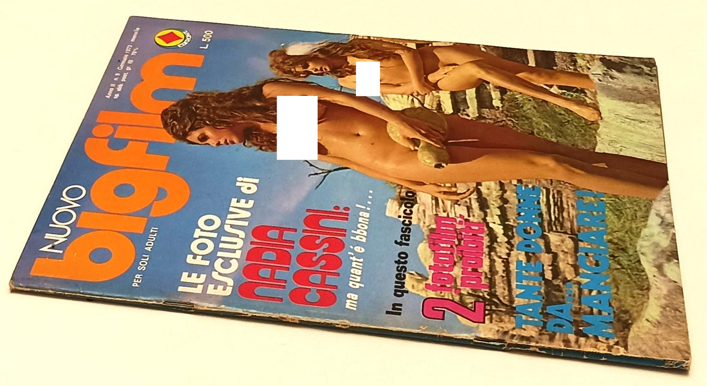 LX- RIVISTA NUOVO BIGFILM ANNO II N.9 GENNAIO 1973 NADIA CASSINI - RVSa449