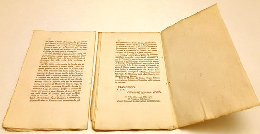 Trattato fra Maria Luigia Duchessa di Parma Piacenza e Francesco IV - RVSa906