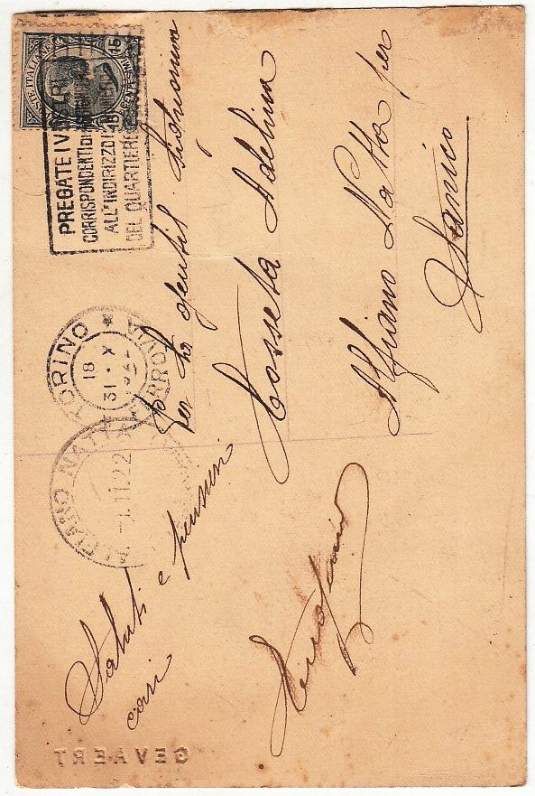 CV- CARTOLINA FOTO VOLTO DONNA - VIAGGIATA 1922 - GEVAERT - RVSz40