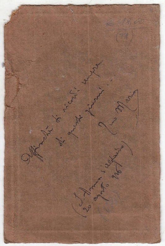 CV- FOTOGRAFIA - FOTO D'EPOCA- S. ANNA D'ALFREDO ZONA GUERRA MCMXVI-VIII- RVSz64