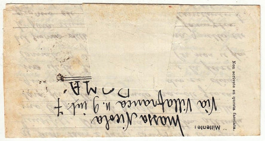 CV- LETTERA POSTA PER PRIGIONIERI DI GUERRA 1945 - RVSz96