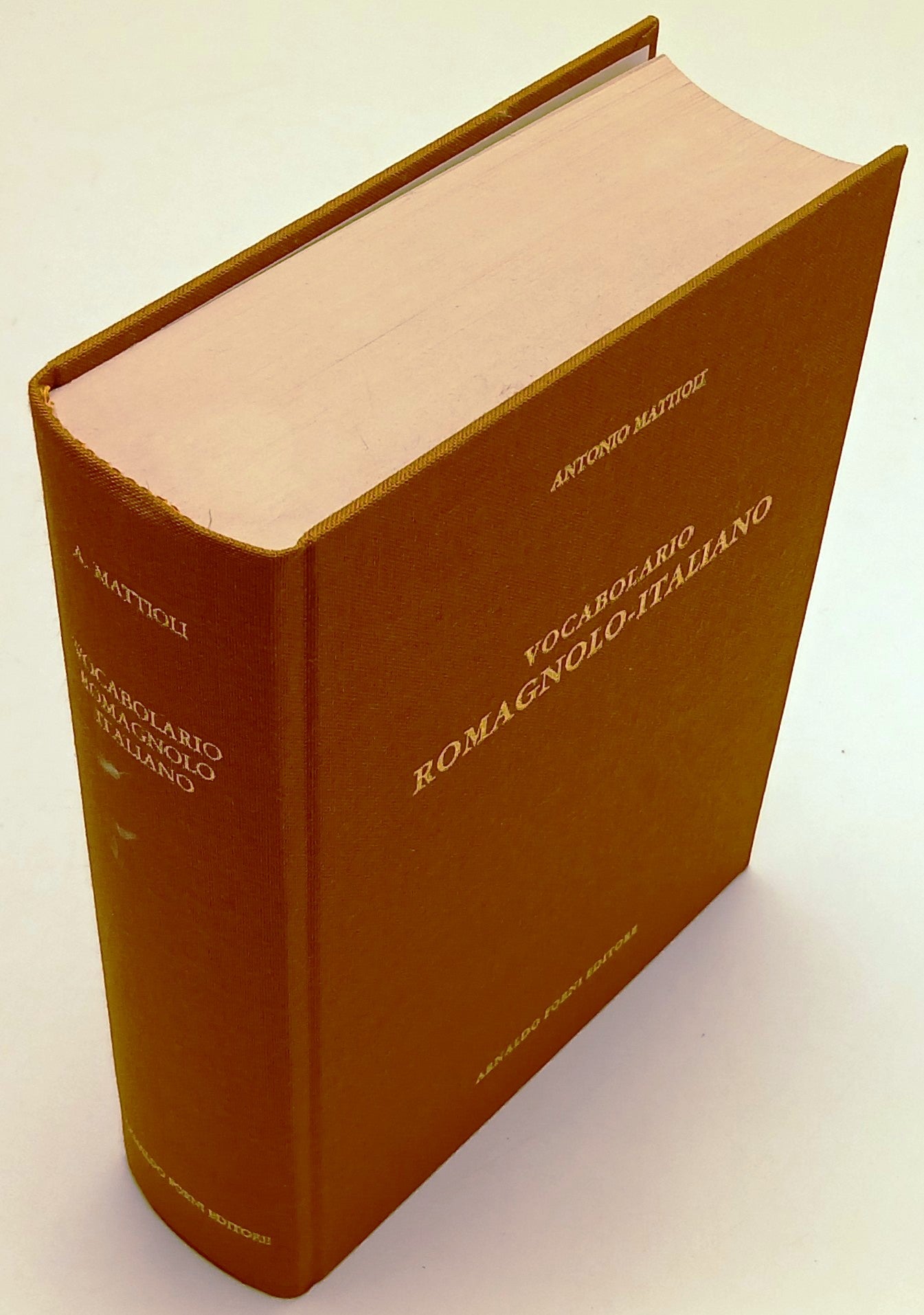 LZ- VOCABOLARIO ROMAGNOLO-ITALIANO ANASTATICA - MATTIOLI - FORNI- 1986- C- ZFS80