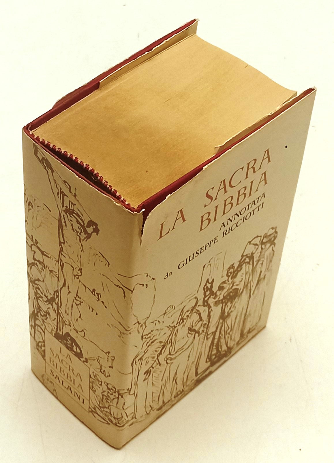 LD- LA SACRA BIBBIA - GIUSEPPE RICCIOTTI - SALANI--- 1958- CS- XFS158