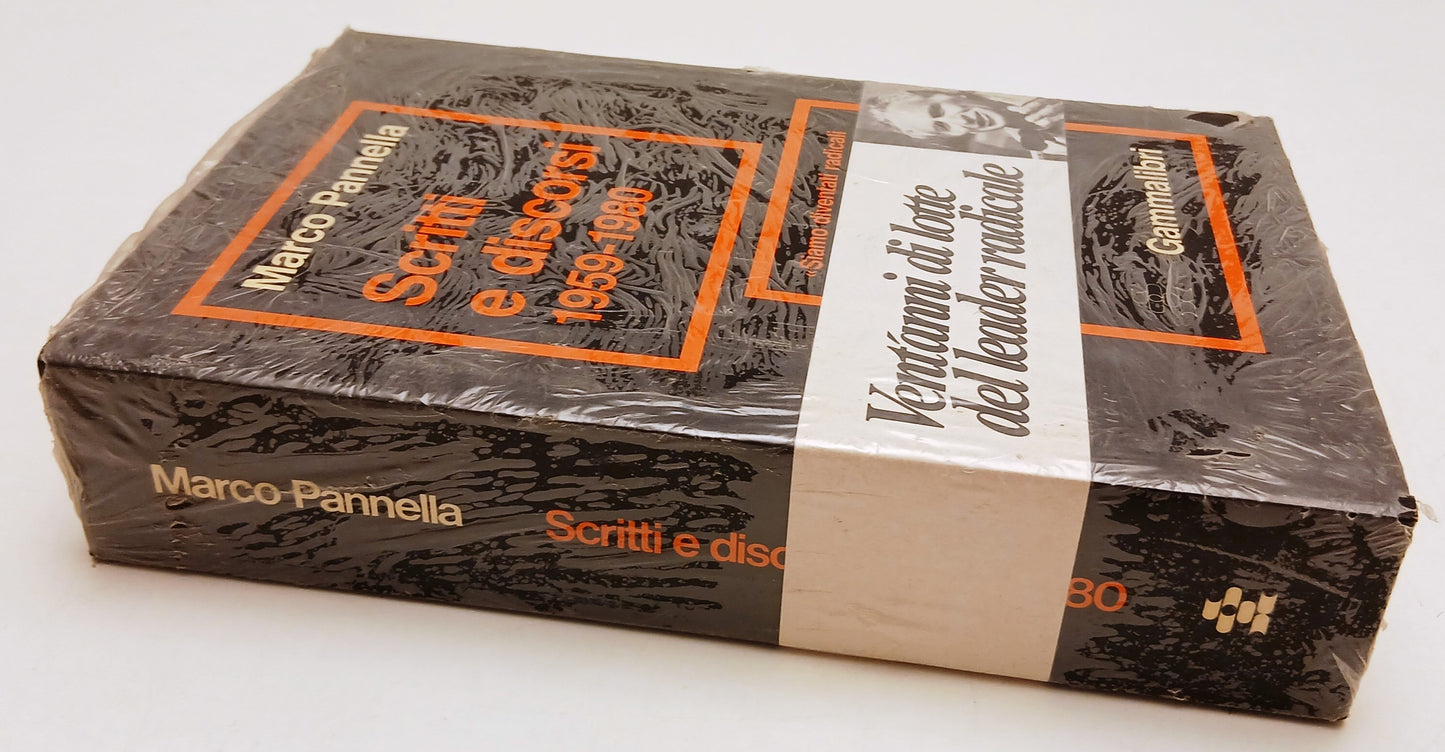 LS- SCRITTI E DISCORSI 1959-1980 - MARCO PANNELLA - GAMMALIBRI---- CS- ZFS70