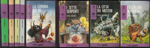 LF- SERIE SORTILEGIO 1/4 COMPLETA - STEVE JACKSON - LIBROGAME --- 1987- B- YFS
