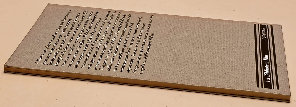 Sarrasine di Honore' de Balzac - Franco Maria Ricci FMR La Biblioteca Blu - WPR