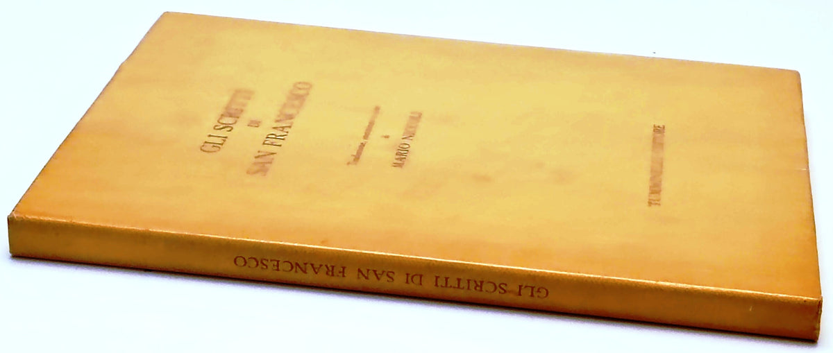 Gli scritti di San Francesco - Mario Niccoli - Tumminelli - 1a ed. - ZFS309