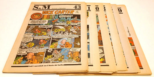 S&M Strisce e Musica lotto 22 numeri- Bonvi Asterix- Resto del Carlino- - RVSh89