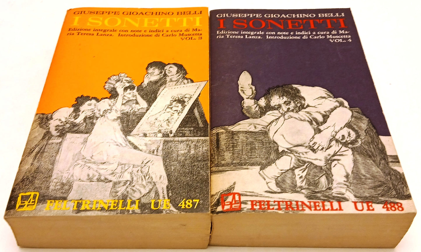 LNP- I sonetti - Gioacchino Belli - Feltrinelli Universale Economica - 1a. ed.