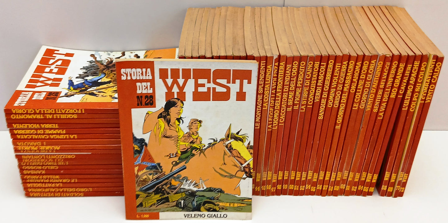 Storia del West 7/72 lotto 59 numeri - Cepim Bonelli - 1984 - BLCP27