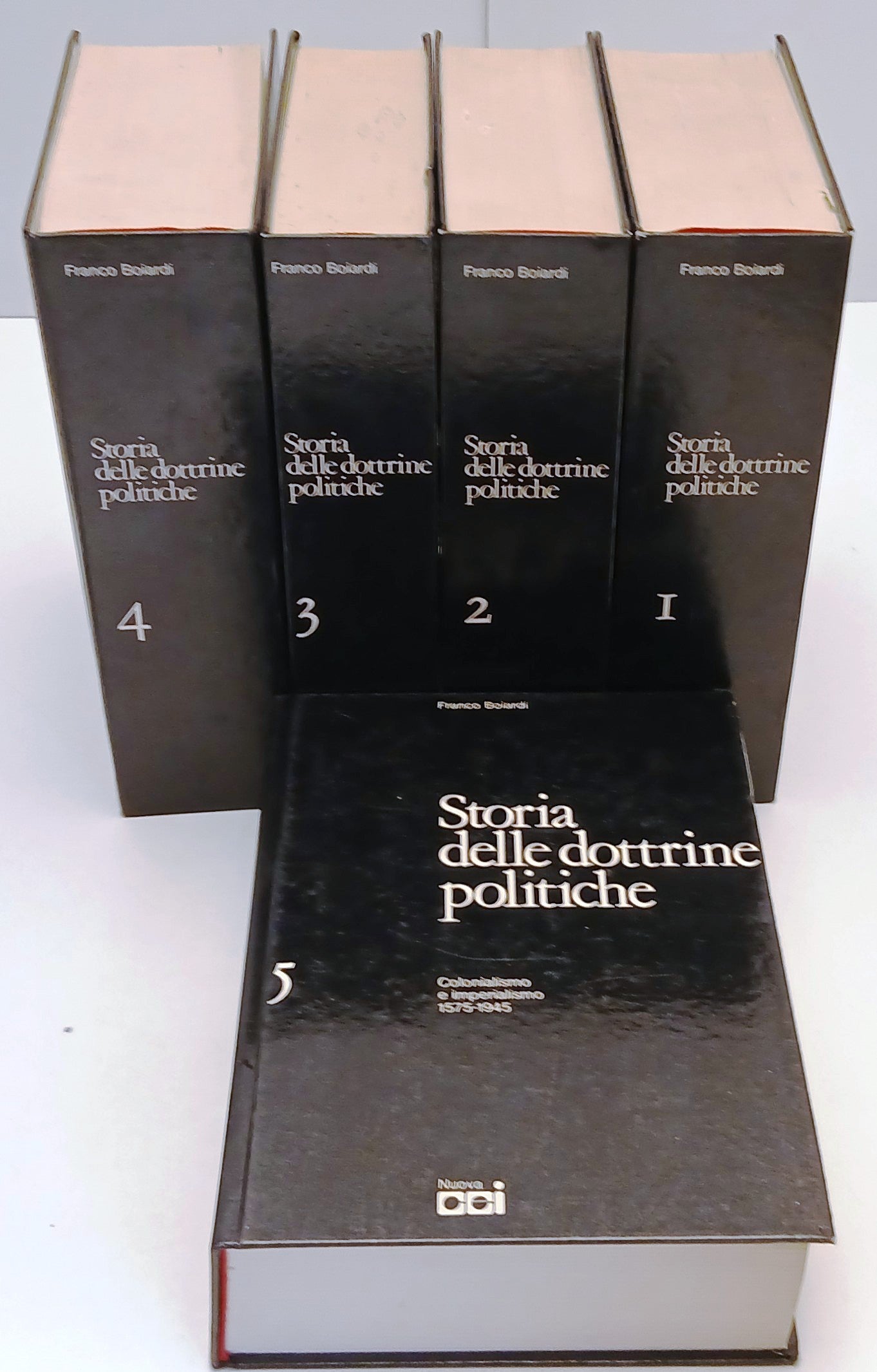 Storia delle dottrine politiche 5 volumi - Franco Boiardi - CEI - 1a ed.- BLCP9