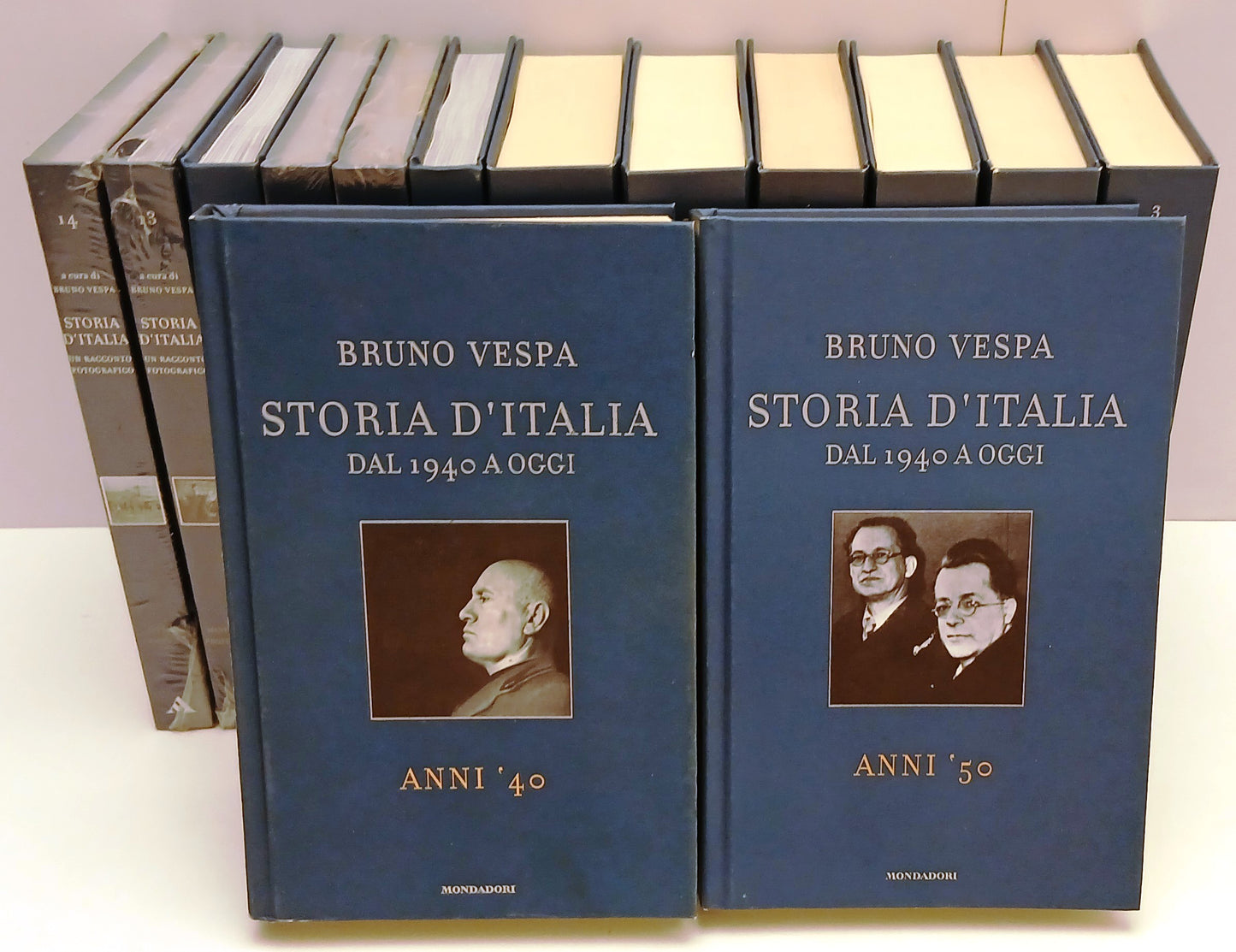 Storia d'Italia 1940 a oggi 14 volumi opera completa - Vespa- Mondadori- BLCP101