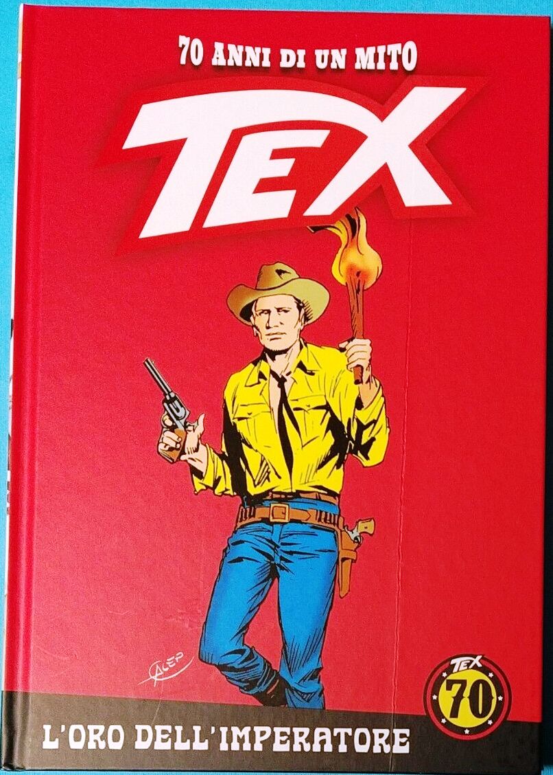 FB- 70 ANNI DI UN MITO TEX N.44 L'ORO DELL'IMPERATORE CON FIGURINE-- GdS-- C-G24