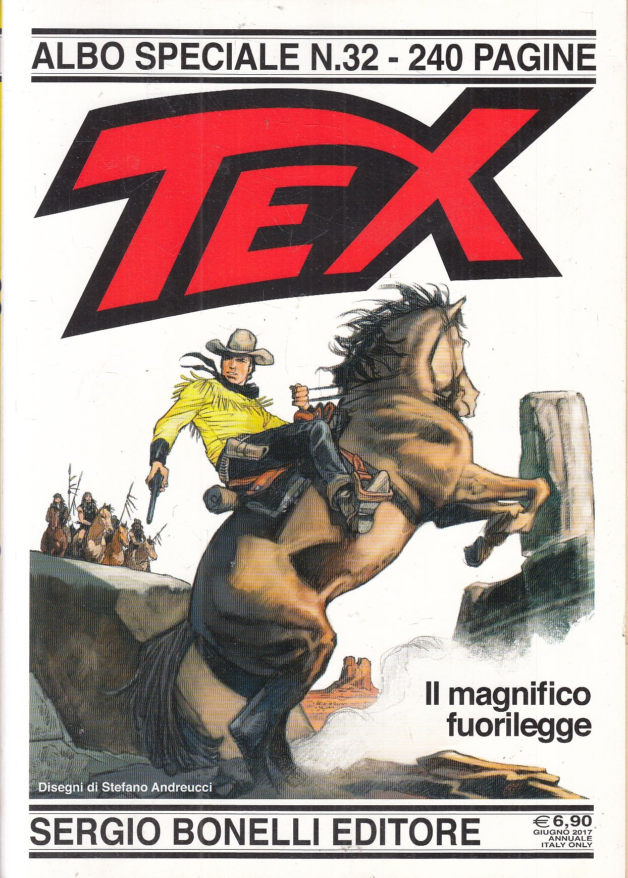 FB- TEX SPECIALE TEXONE N.32 IL MAGNIFICO FUORILEGGE -- BONELLI - 2017 - B- C23
