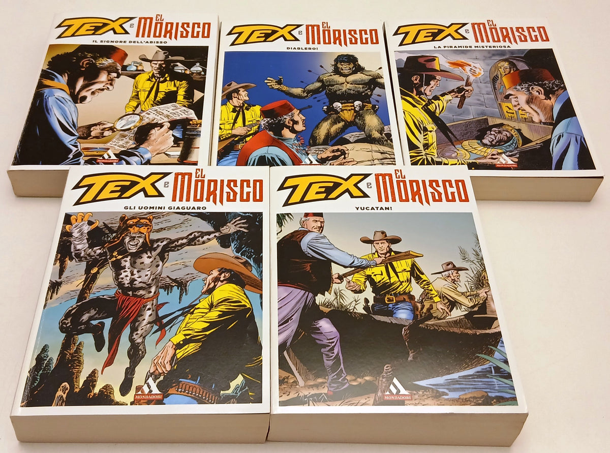 FB- TEX EL MORISCO 5 VOLUMI COMPLETA CON COFANETTO - MONDADORI SUPERMITI - N25