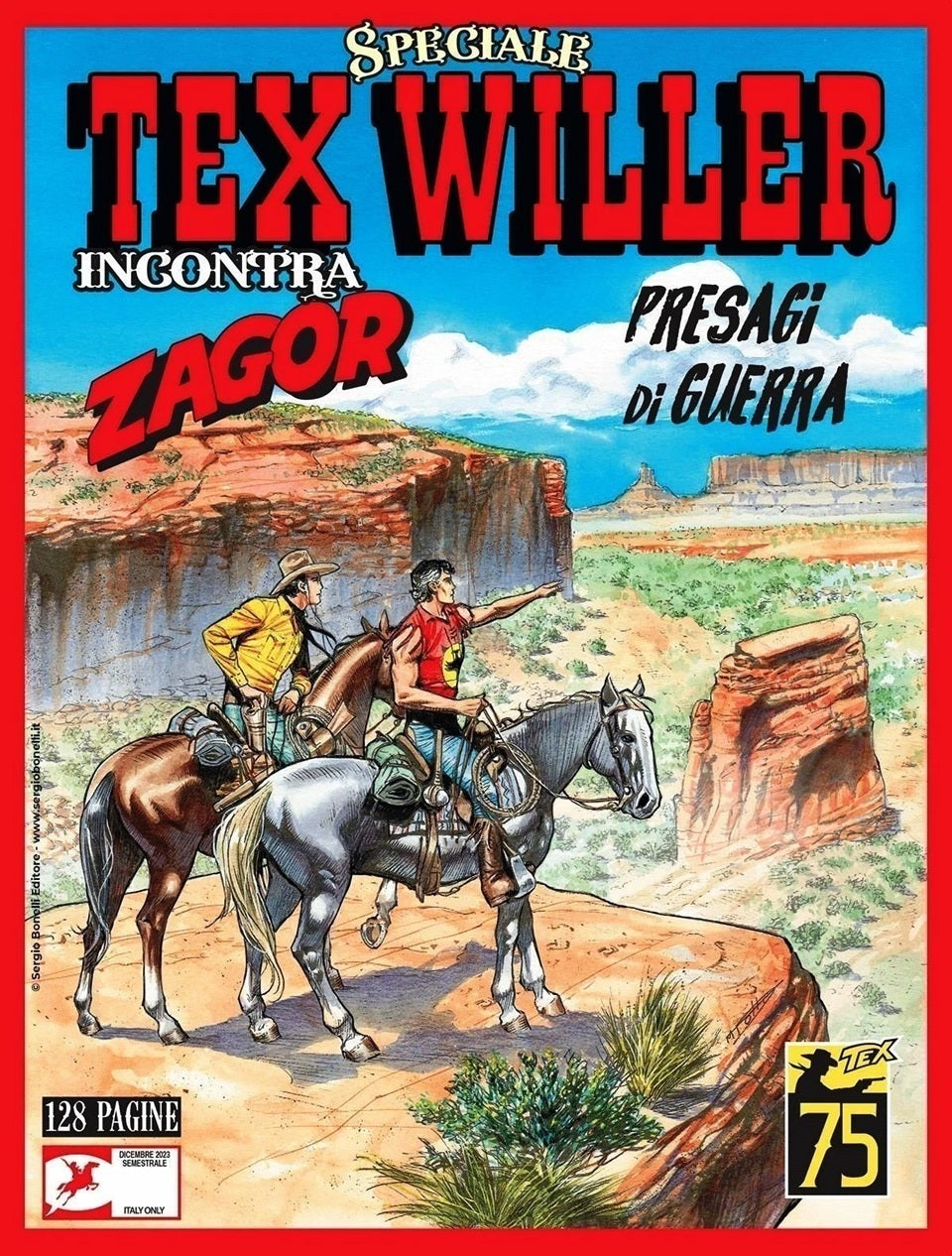 Tex Willer Speciale n.7 incontra Zagor Presagi di guerra - Bonelli - A26