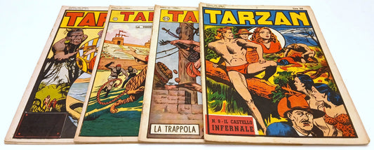 Tarzan lotto 10 numeri - Edizioni Mondiali Collana Albi Urra' - 1948 - RVSa1069