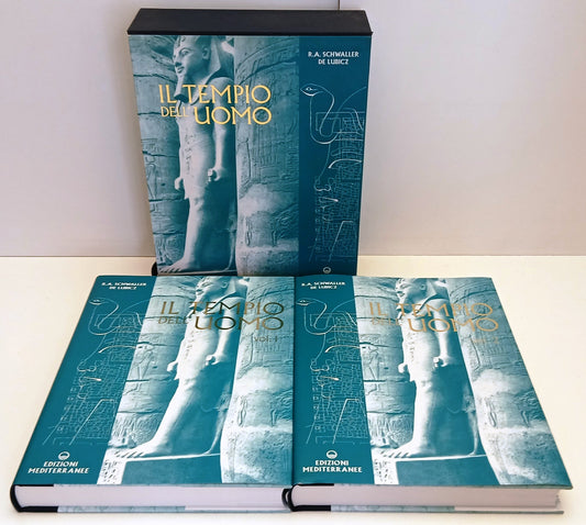 Il tempio dell'uomo 2 volumi - Schwaller de Lubicz - Mediterranee - 1a ed. - ZFS
