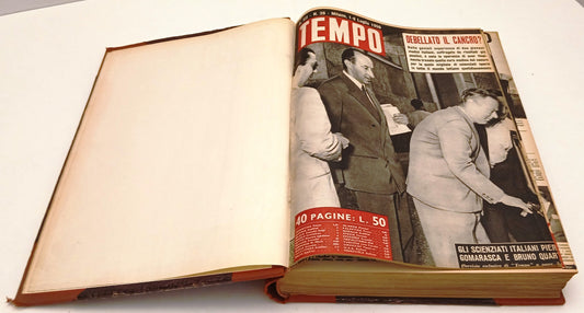 Rivista Tempo Anno XII 1950 numeri 26/52 volume rilegato secondo semestre-YFS294
