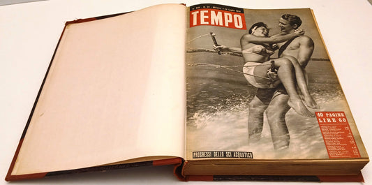 Rivista Tempo A. XIII 195i numeri 27/52 volume rilegato secondo semestre- YFS292