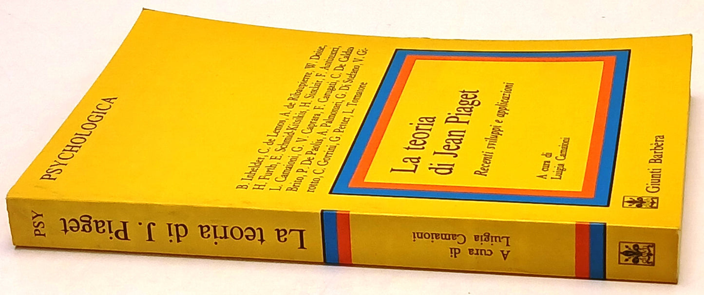 La teoria di Jean Piaget Recenti sviluppi - Giunti Barbera - 1a ed. - ZFS242