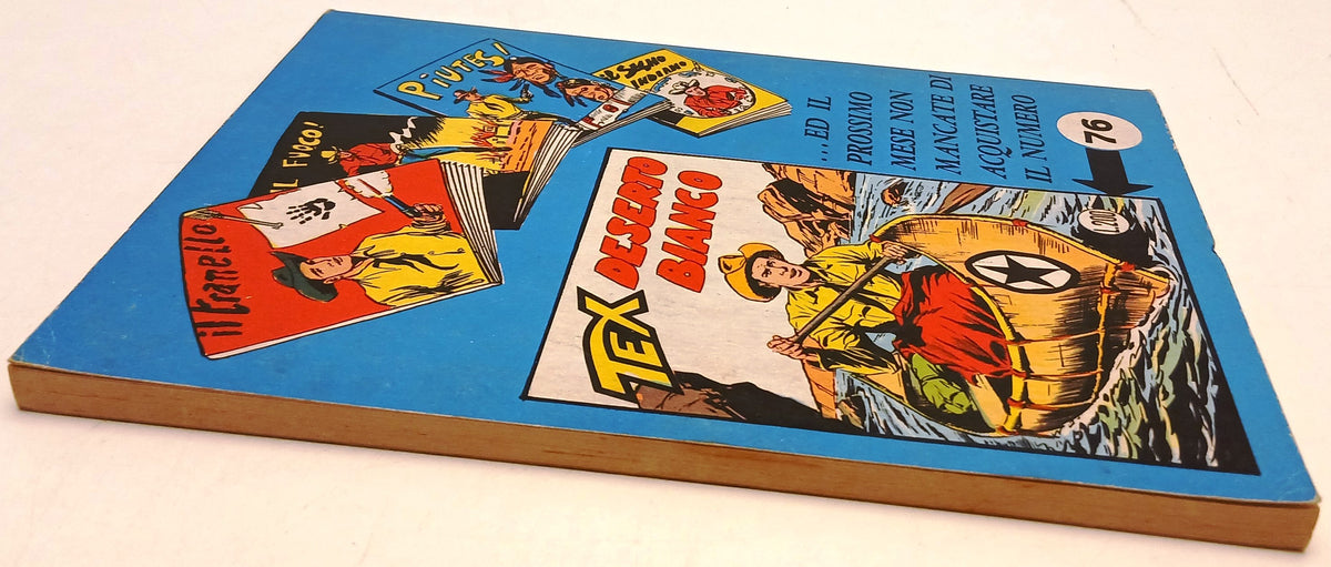 Tex n.75 La bufera - originale 200 lire Gennaio 1967 - Araldo Bonelli - B26