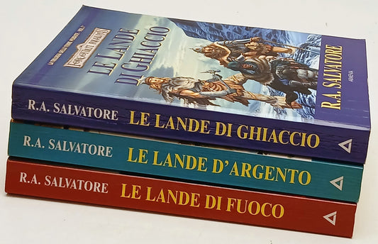 Trilogia delle Terre Perdute 3 volumi Le lande - R.A. Salvatore- Armenia - XFS