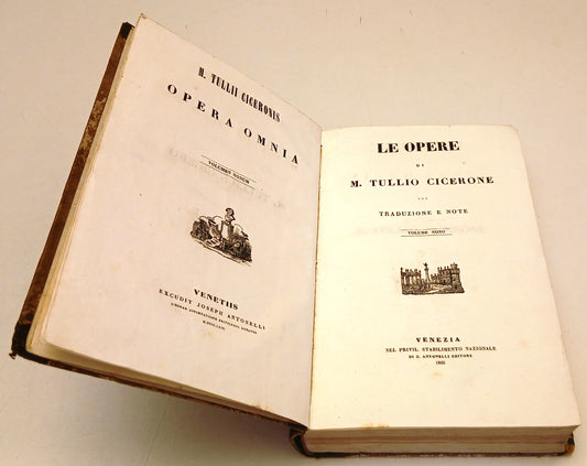 Le opere IX- Tullius Cicero- Antonelli Biblioteca Scrittori Latini- 1863- ZFS263