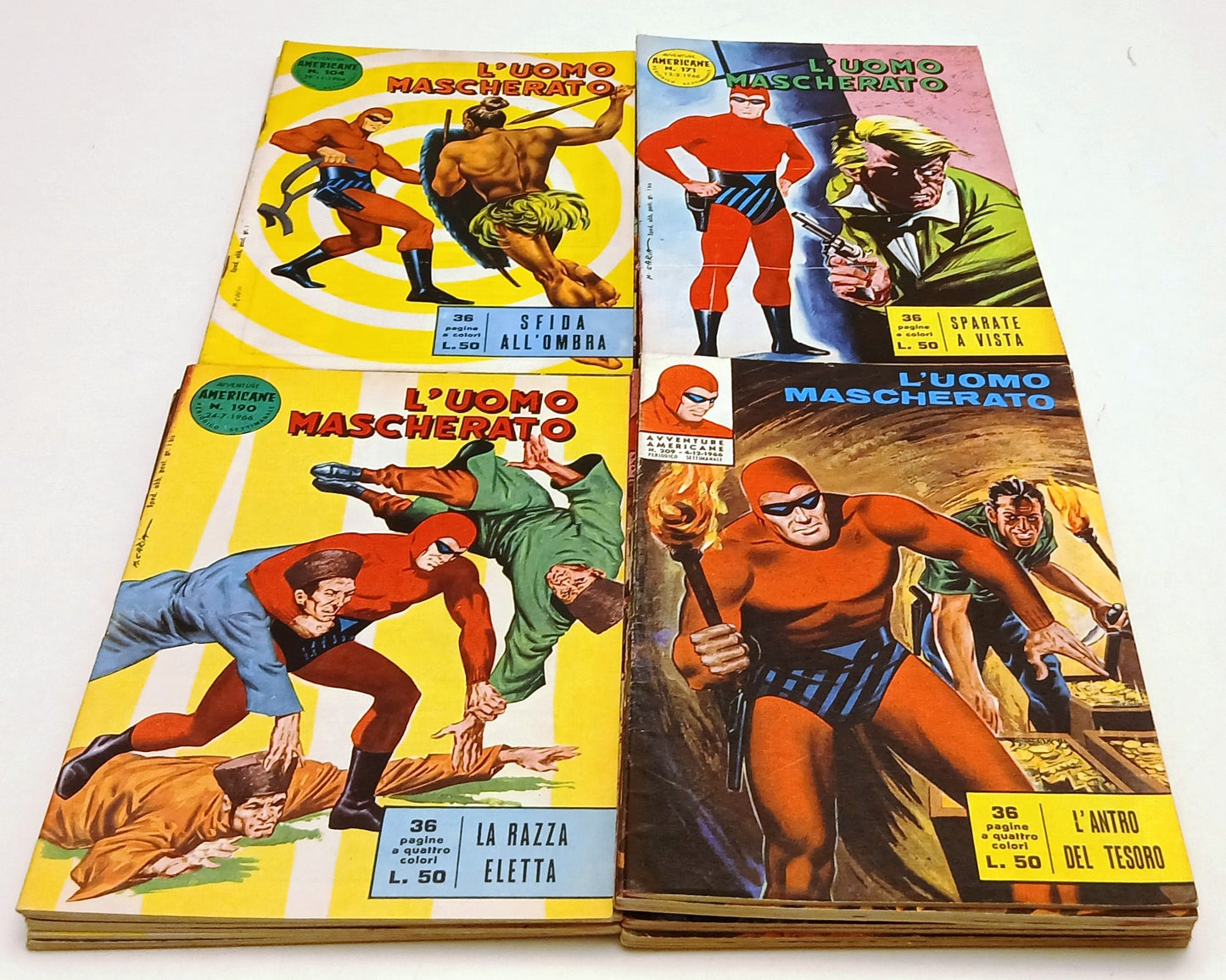Lotto Avventure americane L'uomo mascherato 29 albi- F.lli Spada- 1963/1966- N25