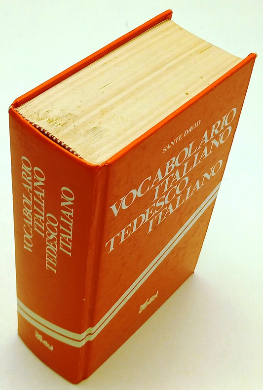LZ- VOCABOLARIO ITALIANO TEDESCO ITALIANO - SANTE DAVID- CAPITOL- 1987- C- ZFS73