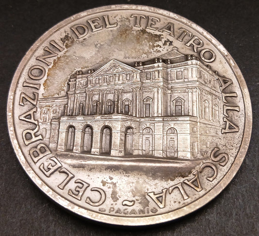 CB- Medaglia Cinquantenario Verdiano 1951 Teatro alla Scala - argento - GTTS181