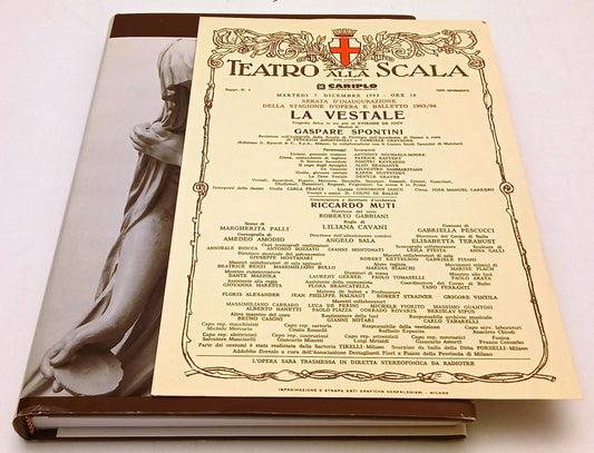 La Vestale Stagione 1993/94- Gaspare Spontini- Teatro Scala- + programma- YFS805