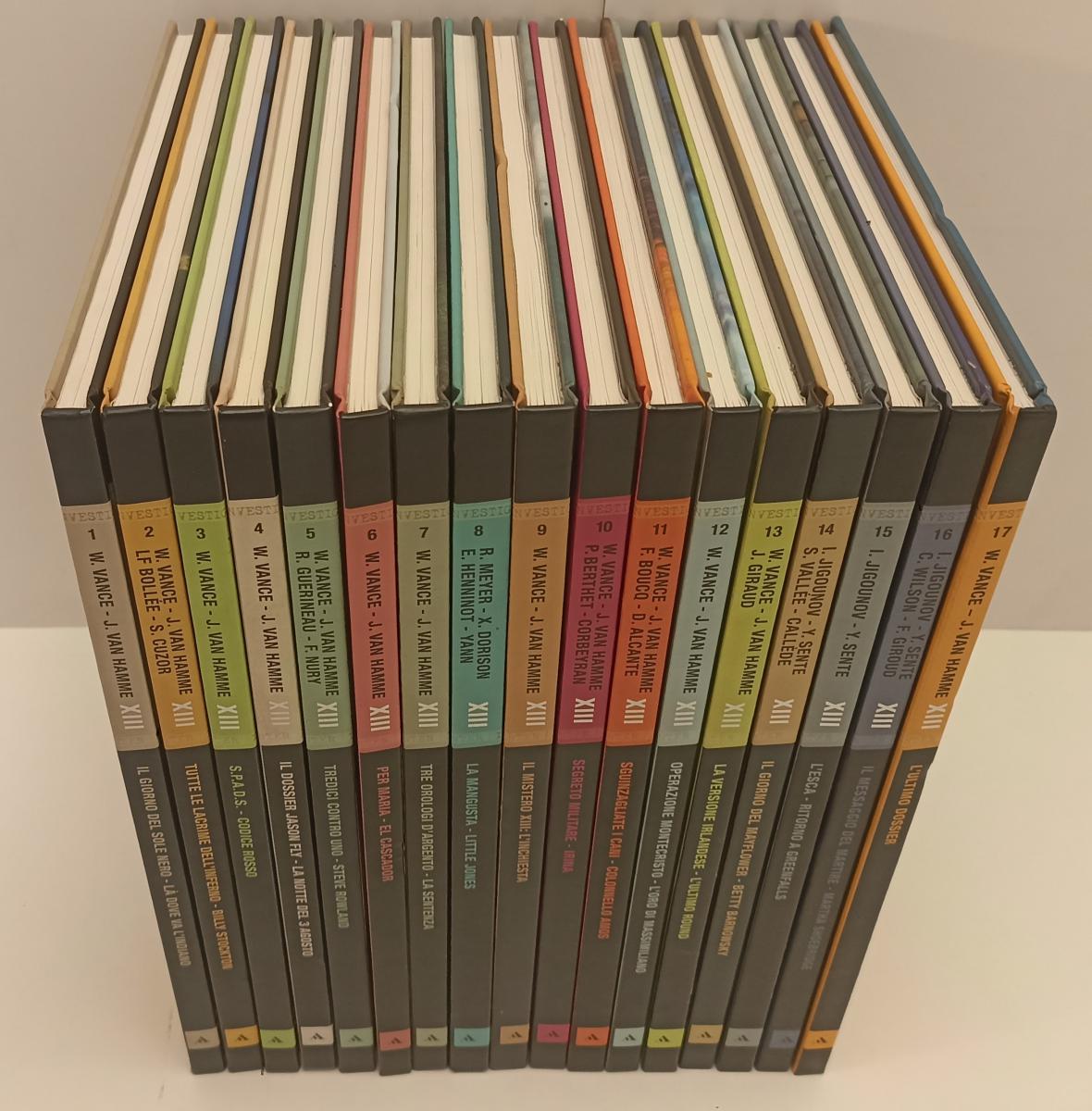 FV- XIII 1/17 COLLEZIONE COMPLETA - VAN HAMME VANCE - MONDADORI COMICS -- C- P24