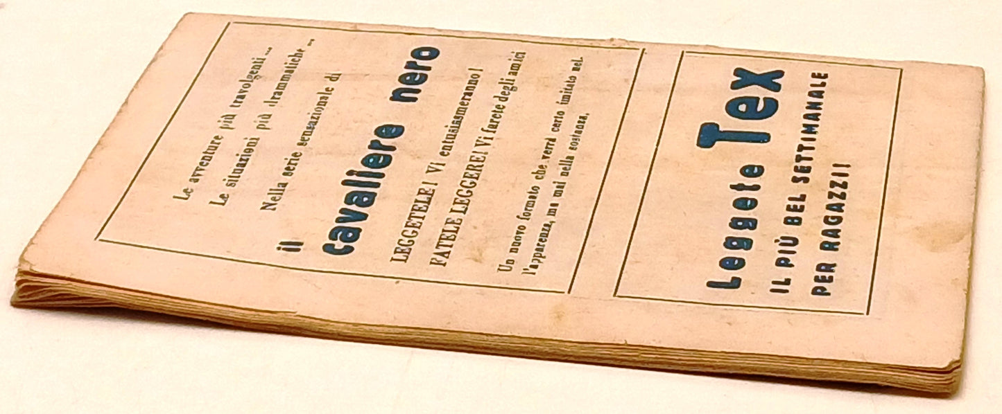 Za la mort n.11 L'atroce condanna - Audace Collana Arco - 1a ed. 1953 - C26