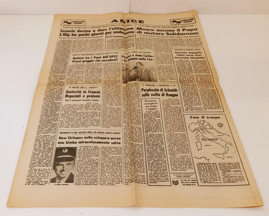 LC- GIORNALE IL NUOVO ADIGE 12 LUGLIO 1982 ITALIA CAMPIONE DEL MONDO - RVSa185