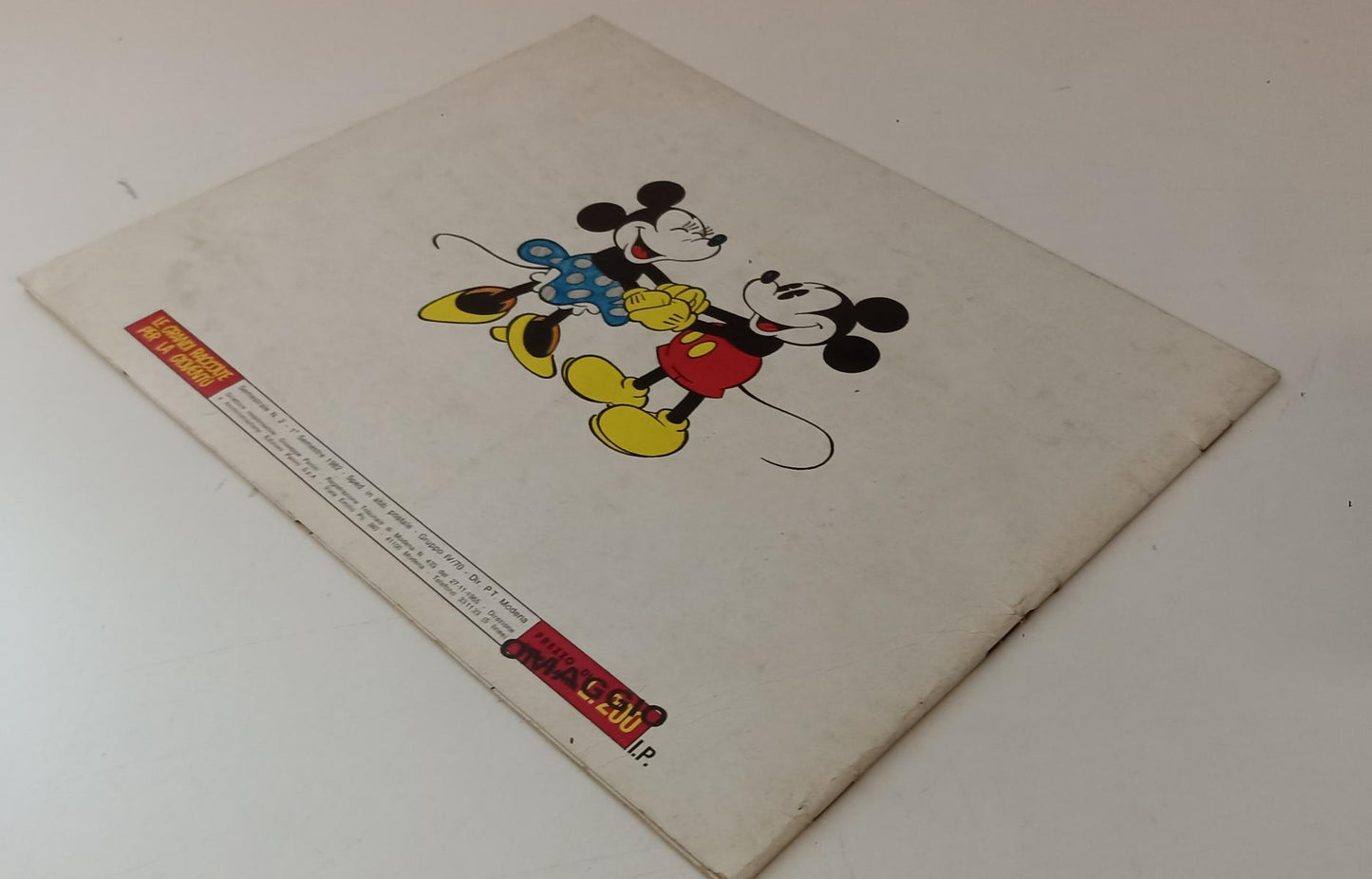 AA- ALBUM FIGURINE WALT DISNEY PRODUCTIONS MICKEY STORY - PANINI - LBM12