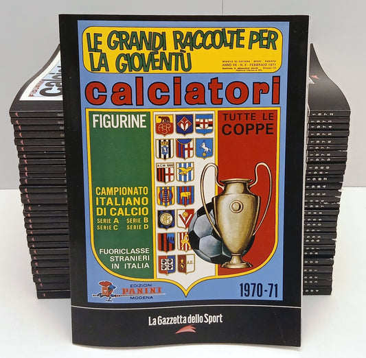 LC- ALBUM CALCIATORI PANINI 31 VOLUMI 1970/2004- LA GAZZETTA DELLO SPORT- BLCP87