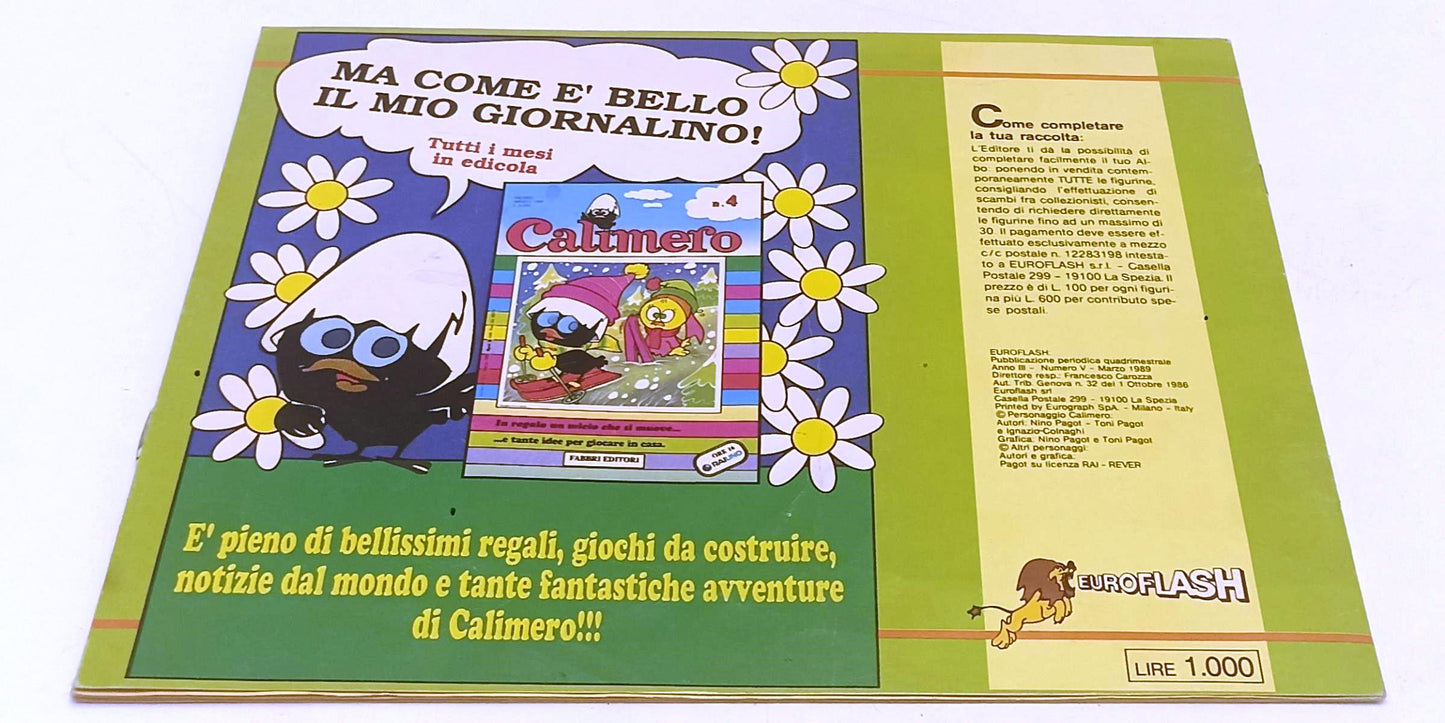 AA- ALBUM FIGURINE CALIMERO PAGOT RAIUNO - EUROFLASH - 1968 - S - RVSa558