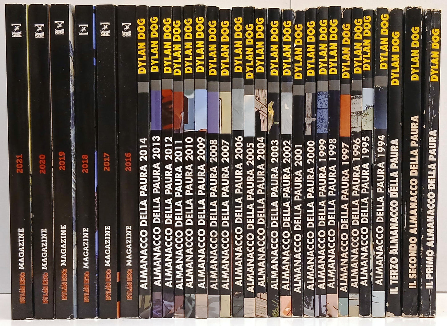 FB- DYLAN DOG ALMANACCO DELLA PAURA 1991/2014 COMPLETA + MAGAZINE 2016/2021- N25