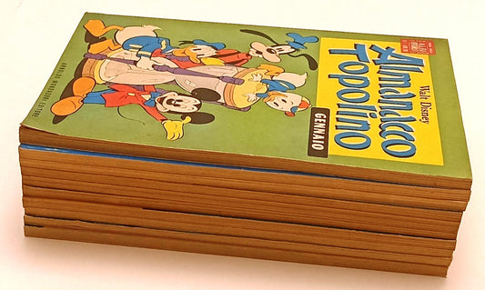 FD- ALMANACCO TOPOLINO ANNATA 1969 COMPLETA -9,12 -- DISNEY MONDADORI - B - Q24