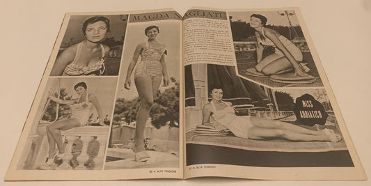 LR- RIVISTA ALTA TENSIONE 20/21 1956 SPECIALE MISS ITALIA NIVES ZEGNA - RVSa513