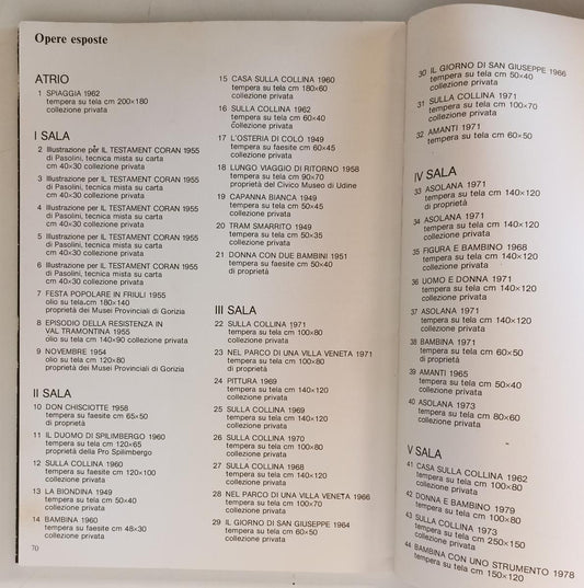 LT- ALTIERI 1949/1979 CATALOGO MOSTRA A CURA DI BRUNO PATUNA - 1979 - B - XFS171