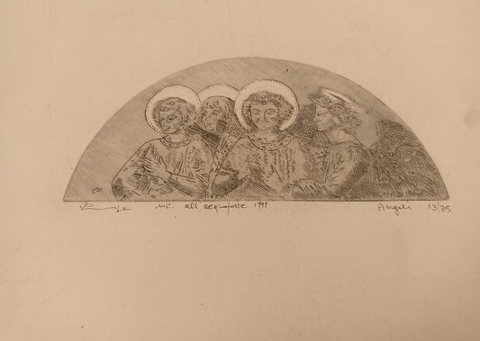 CV- ACQUAFORTE 3 TAVOLE 1999 - soggetto ANGELI - RVSa508